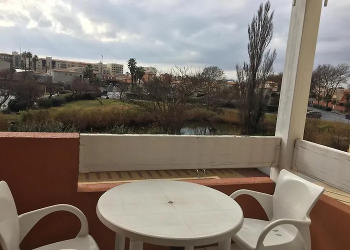 アパート 2 Pieces Terrasse Vue Le Cap D'agde アグド